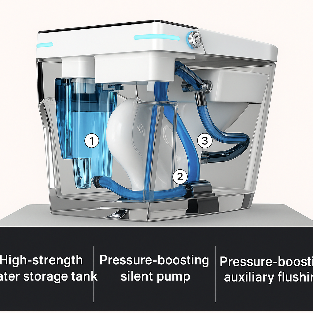 Velluxe NeoBlack Smart Toilet